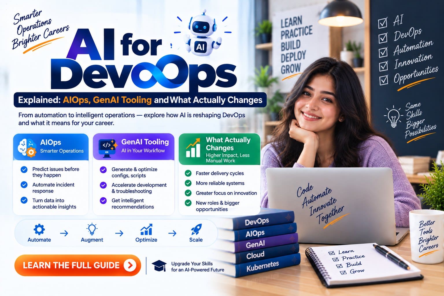 AI for DevOps, Explained: AIOps, GenAI Tooling and What Actually Changes AI for DevOps: AIOps, GenAI Tooling & What Actually Changes