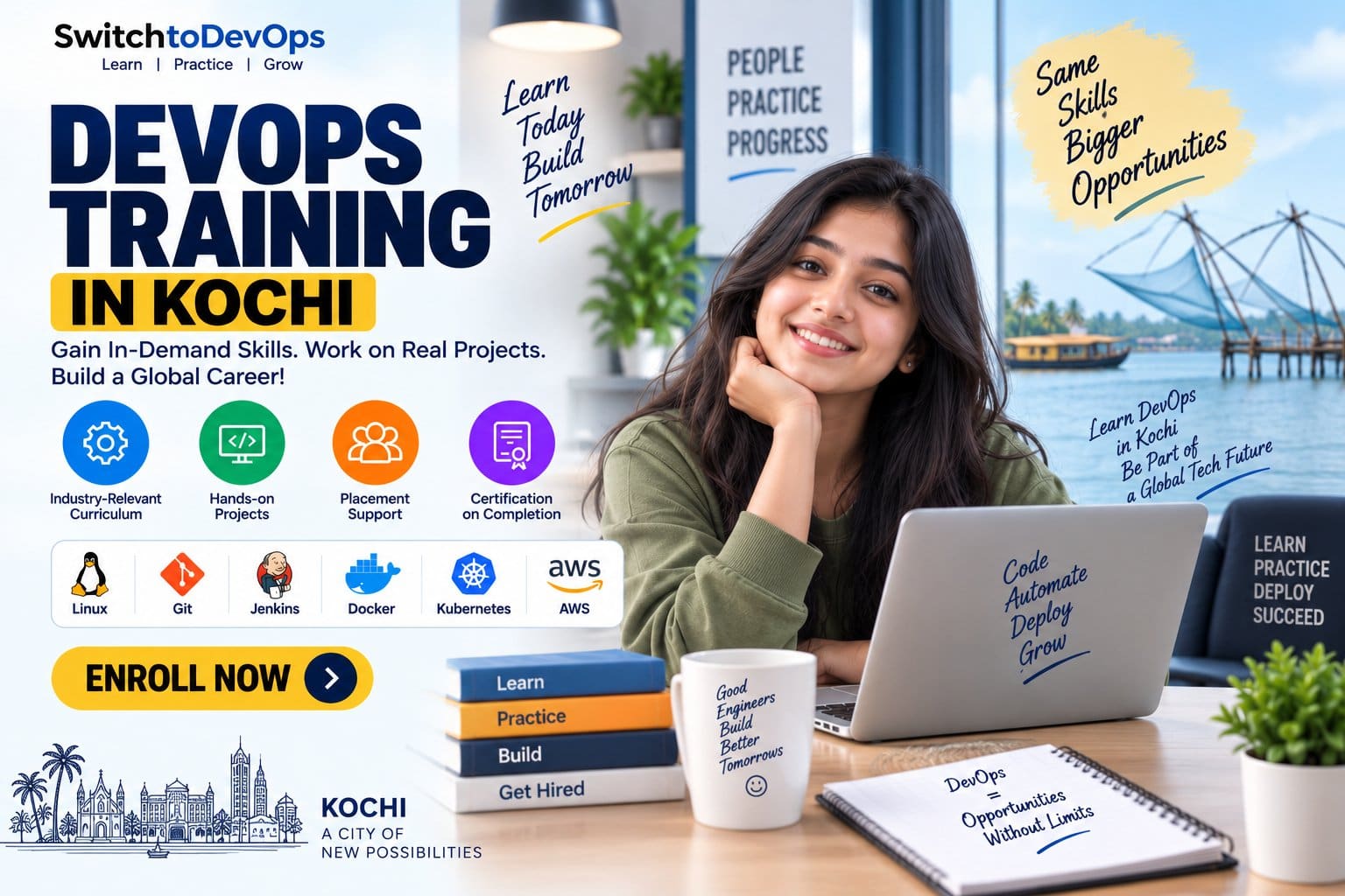 DevOps Course in Kochi 2026 - SwitchtoDevOps devops training in kochi